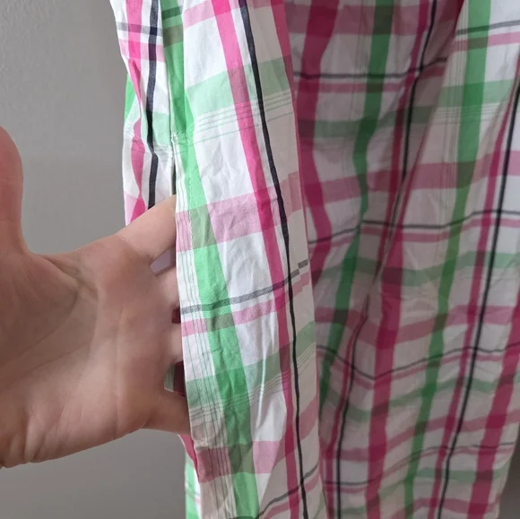 Crown & Ivy Pink Palace II Striped Off Shoulder Ruffle Dress Size Large - Picture 5 of 6